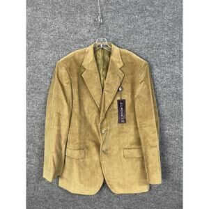 Vintage J.G. Hook Sports Coat Blazer Mens 42L Brown Corduroy Two Button Lined